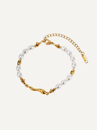 Embellished Pearl Drop Bracelet