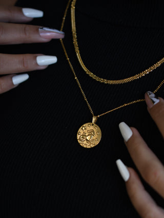 Constellation Gold Coin Necklace