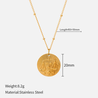  Gold Coin Necklace