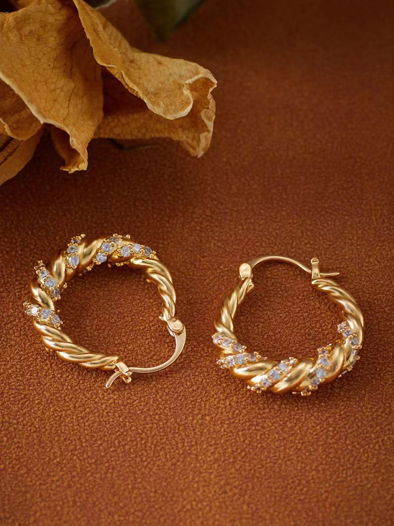 Twist Wrapped Earrings – Custom Jewelry Design Draft