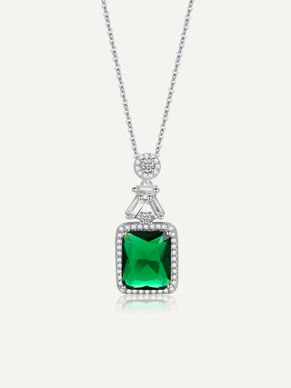 Emerald Cubic Zirconia Necklace